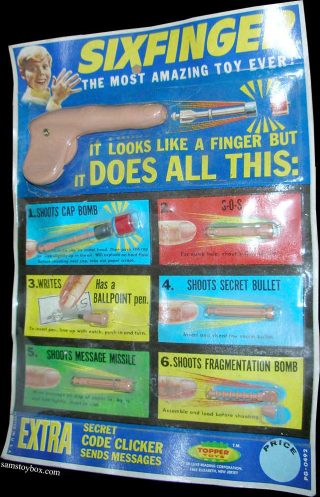 Illustration for article titled The "Amazing" Sixfinger: the Most Disturbing Toy that You Probably Never Owned